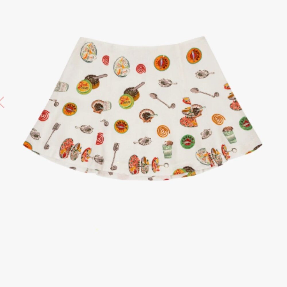 Star Skirt Lisa Says Gah - caviar dreams white - large only - Picture 2 of 4